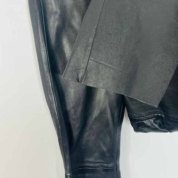 Whet Blu Size 0 Women's Flared Leather Pants - Picture 8 of 9